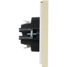 Выключатель 1-клавишный перекрекрестный IEK FORTEPIANO 10А FP412 ваниль FP-V13-0-10-1-K10